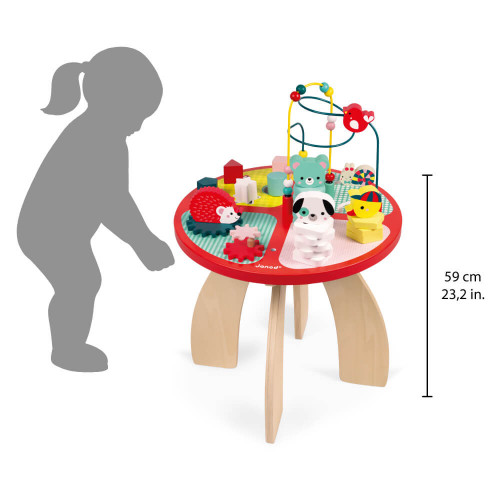 baby forest activity table wood 1