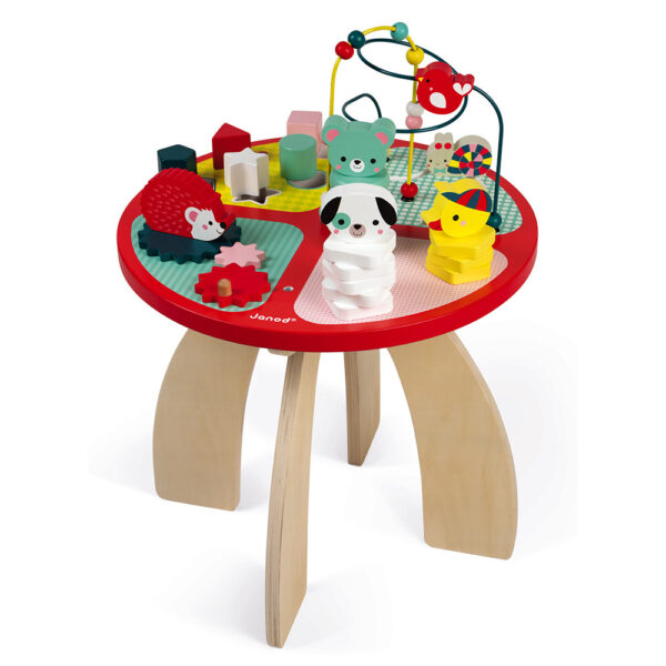 baby forest activity table wood