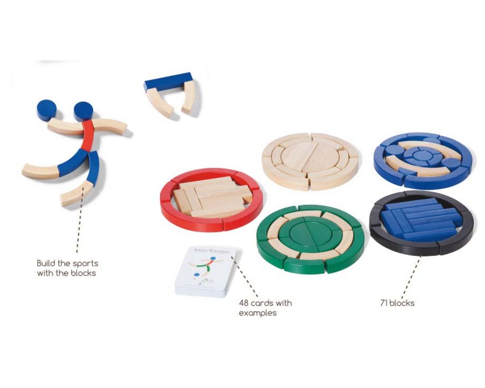 Ξύλινα Τουβλάκια Sport 71pcs - BS Toys GA254 3 Ξύλινα Τουβλάκια Sport 71pcs - BS Toys GA254 - Image 3