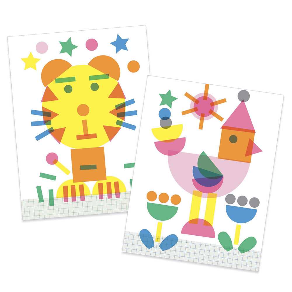 Ζωγραφίζω με σφραγίδες και στένσιλ 'Ζωάκια και λουλούδια' - Djeco 09899 5 Ζωγραφίζω με σφραγίδες και στένσιλ 'Ζωάκια και λουλούδια' - Djeco 09899 - Image 5