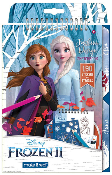 Disney Frozen II Fashion Design Sketchbook - Make it Real 4207 1 Disney Frozen II Fashion Design Sketchbook - Make it Real 4207
