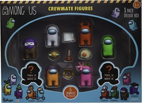 Among Us Crewmate Figures 4cm - 8 Pack Deluxe Box (S1) (Random) - PMI AU2070 - Image 2