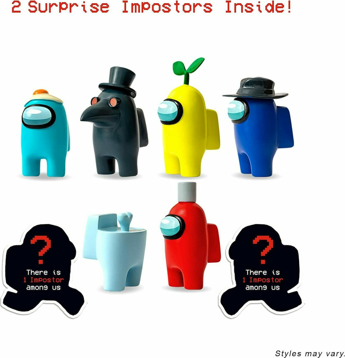Among Us Crewmate Figures 4cm - 8 Pack Deluxe Box (S1) (Random) - PMI AU2070 - Image 4